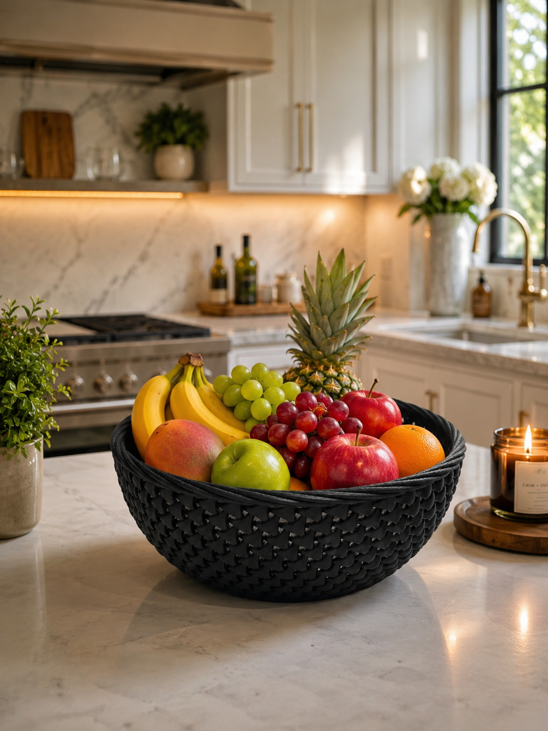 Elegance Woven Fruit Bowl - Image 5